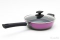 На фото Сотейник с крышкой Gipfel VIOLETA 24 х 6.5 см 2.35 л (0406)