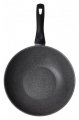 На фото Сковорода-вок Ballarini Positano Granitium 28 см (FBPT 9W-28)
