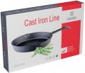 На фото Сковорода Vinzer Cast Iron Line 25.5 см (89520)
