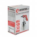 На фото Пистолет пескоструйный пневматический Intertool с металлическим бачком (PT-0707)