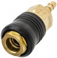 Быстроразъемное соединение Intertool на шланг 6 мм латунь (PT-1811) На фото Быстроразъемное соединение Intertool на шланг 6 мм латунь (PT-1811)