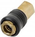 Быстроразъемное соединение Intertool с внутренней резьбой 1/4" латунь (PT-1814) На фото Быстроразъемное соединение Intertool с внутренней резьбой 1/4" латунь (PT-1814)