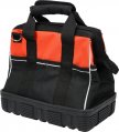 На фото Сумка для инструмента 15" Yato 17 карманов из полиэстера и резиновым дном (YT-74360)