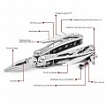 На фото Мультиинструмент Intertool 12 в 1 с чехлом (HT-0540)