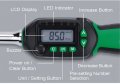 На фото Ключ динамометрический Toptul 1.5-30 Нм (цифровой) 1/4" укороченный (DT-030S2)