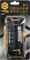 На фото Отвертка Vorel со сменными прецизионными насадками в футляре 29 шт (64401)