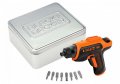 На фото Отвертка аккумуляторная B & D Li-Ion 3.6 В, 1.5 Ач, 5.5 Нм, 180 об/мин, 8 насадок, LED (CS36BSC-QW)