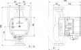 На фото Насос циркуляционный Grundfos ALPHA1 L 25-60 180 1 (99160584)