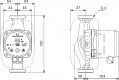 На фото Насос циркуляционный Grundfos ALPHA2 32-40 180 1x230V 50H (99411207)