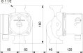 На фото Насос циркуляционный Grundfos UPS25-80 180 1x230V (95906429)