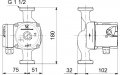 На фото Насос циркуляционный Grundfos UPS25-50 180 1x230В (96281432)