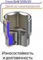 На фото Набор инструментов Intertool 1/2" & 1/4" 110 едениц Cr-V (ET-8110)