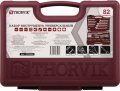 На фото Набор инструмента универсальный Thorvik 1/4", 1/2"DR, 82 предмета (UTS0082)