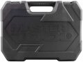 На фото Набор насадок торцевых Mastertool CrV 1/4" и 1/2", трещотка 72Т, 108 шт, кейс (78-5108)