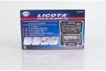 На фото Набор торцевых головок Licota 3/8" 6граней 37 предметов 6-24 мм super lock (ALK-0007)