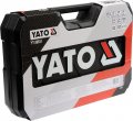 На фото Набор головок торцевых Yato 1/2", 3/8", 1/4" с инструментами 173 шт (YT-38931)