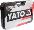 На фото Набор головок торцевых Yato 1/2", 3/8", 1/4" с инструментами 225 шт (YT-38941)