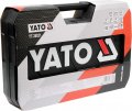 Набор головок торцевых Yato 1/2", 3/8", 1/4" с инструментами, насадками 111 шт (YT-38831) На фото Набор головок торцевых Yato 1/2", 3/8", 1/4" с инструментами, насадками 111 шт (YT-38831)