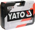На фото Набор головок торцевых Yato 1/2", 3/8", 1/4" с инструментами, насадками 120 шт (YT-38801)
