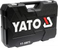 На фото Набор головок торцевых Yato 1/2", 3/8", 1/4" с инструментами, насадками 128 шт (YT-38872)