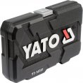 На фото Набор головок торцевых Yato 1/4", насадки отверточные с инструментами 56 шт (YT-14501)
