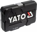 На фото Набор головок торцевых Yato 3/8", 6-22 мм с инструментами 22 шт (YT-38561)