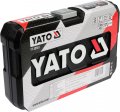 На фото Набор головок торцевых Yato 3/8", 6-22 мм с инструментами 22 шт (YT-38561)