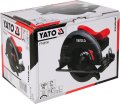 На фото Пила дисковая YATO 1300 Вт, 190х20 мм, угол 0-45° (YT-82150)
