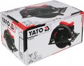 На фото Пила дисковая YATO 2 кВт, 235х25.4 мм, угол 0-45° (YT-82153)
