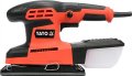 На фото Шлифмашина вибрационная YATO 230 Вт, платформа 90-187 мм (YT-82230)