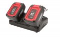 На фото Зарядное устройство двойное Worcraft CLC-20V-2.4D (13019)