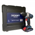 На фото Шуруповерт аккумуляторный Зенит ЗША-18 Li профи (840549)
