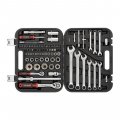 На фото Набор инструментов Intertool 1/2" & 1/4" 82ед. Cr-V STORM (ET-8082)