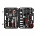 На фото Набор инструментов Intertool 1/2" & 3/8" & 1/4" 233ед. Cr-V STORM (ET-8233)