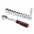 Набор головок Intertool 1/2" 10-24 мм удлинитель рукоятка 72 зуба 12ед. Cr-V STORM (ET-8014) На фото Набор головок Intertool 1/2" 10-24 мм удлинитель рукоятка 72 зуба 12ед. Cr-V STORM (ET-8014)