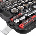 На фото Набор инструментов Intertool 1/2" & 1/4" 82ед. Cr-V STORM (ET-8082)