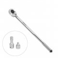 На фото Динамометрический ключ Intertool 3/4" 70-420NM, переходник 3/4"*1/2'', удлинитель 100мм 3/4 (XT-9010)