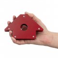 На фото Сварочный магнит Intertool стрела 45° 90° 135° 23 кг 90×100×17 мм (MW-0005)