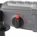 На фото Перфоратор Intertool SDS plus 1000 Вт, 0-1300 об/мин, 0-5100 уд/мин, max 28 мм (DT-0185)