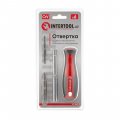 На фото Отвертка с двухсторонними сменными насадками 6 в 1 Intertool (VT-3341)