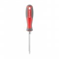 На фото Отвертка двухсторонняя Intertool 100 мм PH2 SL6 мм (VT-3344)