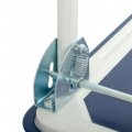 На фото Тележка Intertool ручная четырехколесная до 250 кг 910*610*870 колеса 125 мм (LT-9054)