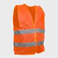 На фото Жилет сигнальный Intertool оранжевый XL (60*70см), 100 гр/м2 (SP-2024)