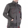 На фото Куртка рабочая Intertool 80 % полиэстер, 20 % хлопок, плотность 260 г/м2, XL (SP-3004)