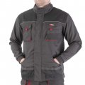 На фото Куртка рабочая Intertool 80 % полиэстер, 20 % хлопок, плотность 260 г/м2, XXXL (SP-3006)