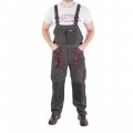 На фото Полукомбинезон рабочий Intertool 80 % полиэстер, 20 % хлопок, плотность 260 г/м2, XXXL (SP-3026)