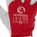 Перчатка кожаная Intertool из высококачественной кожи и ткани 10" эластичный манжет (SP-0012) На фото Перчатка кожаная Intertool из высококачественной кожи и ткани 10" эластичный манжет (SP-0012)