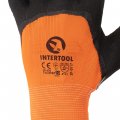 Перчатка трикотажная Intertool, синтетическая, усиленная, 3/4 облив (SP-0117) На фото Перчатка трикотажная Intertool, синтетическая, усиленная, 3/4 облив (SP-0117)