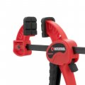 На фото Струбцина автомат Intertool 100*30мм, усилие зажима до 10 кг STORM (HT-6110)