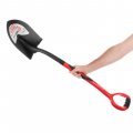 На фото Лопата штыковая Intertool ручка из фибергласса, 217х290х1050 мм (FT-2013)